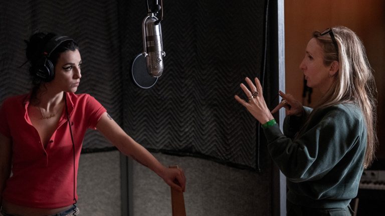 „Back to Black“-Regisseur und Star bei „Making Amy Winehouse Biopic“.