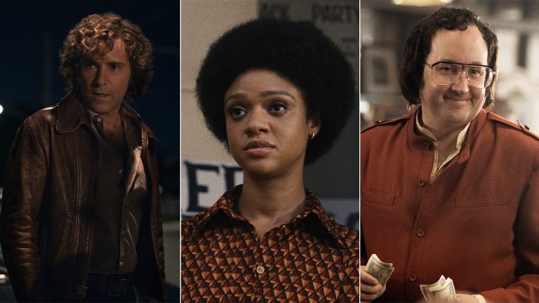 Tiffany Boone, Alessandro Nivola und PJ Byrne von The Big Cigar: Podcast