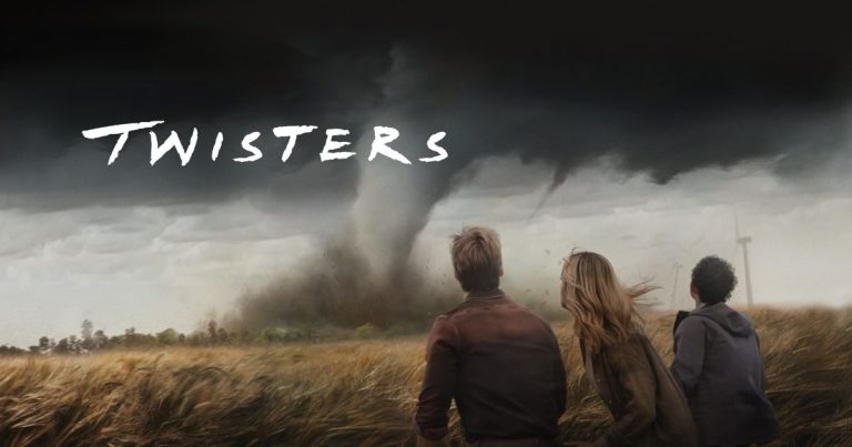 Ein Tornado fängt buchstäblich Feuer