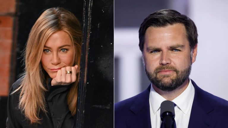 Jennifer Aniston kritisiert JD Vances seltsamen Kommentar zu „kinderlosen Katzendamen“