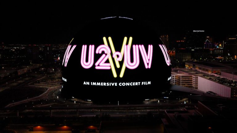 The Sphere kündigt immersiven U2-Konzertfilm „V-U2“ an