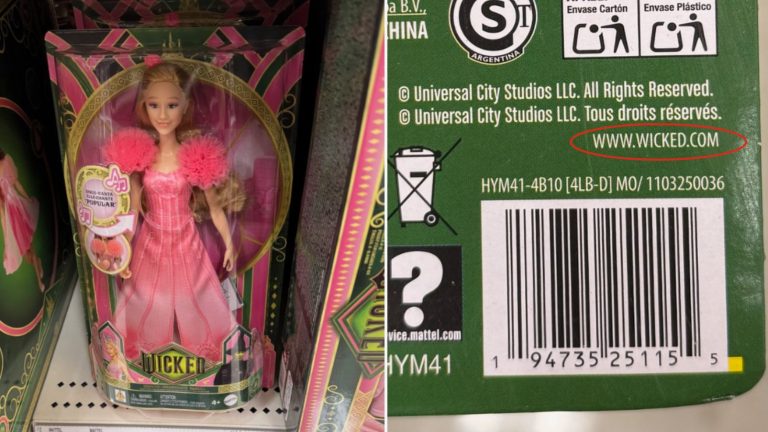 Mattel’s Wicked Dolls führen fälschlicherweise Website für Erotikfilme auf der Verpackung auf