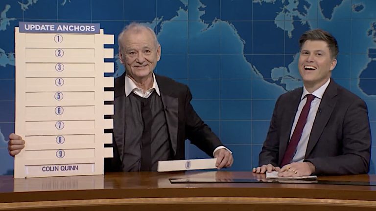 Bill Murray rangiert All-Time „Weekend Update“ -Anker auf SNL50 an