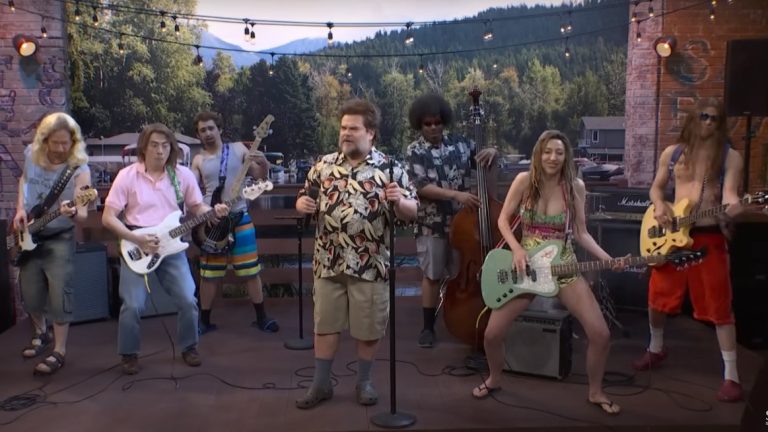 Jack Black Gastgeber Bonkers Bass Potluck Jam Session