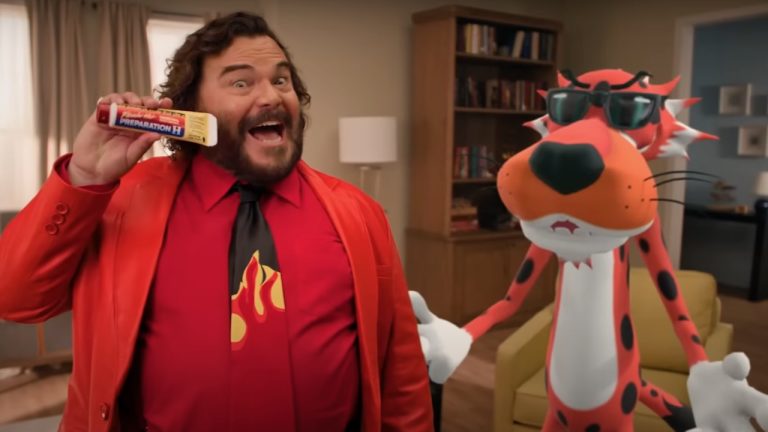 Jack Black Stars in SNL Parody Werbespot für Flamin ‚heiße Vorbereitung h