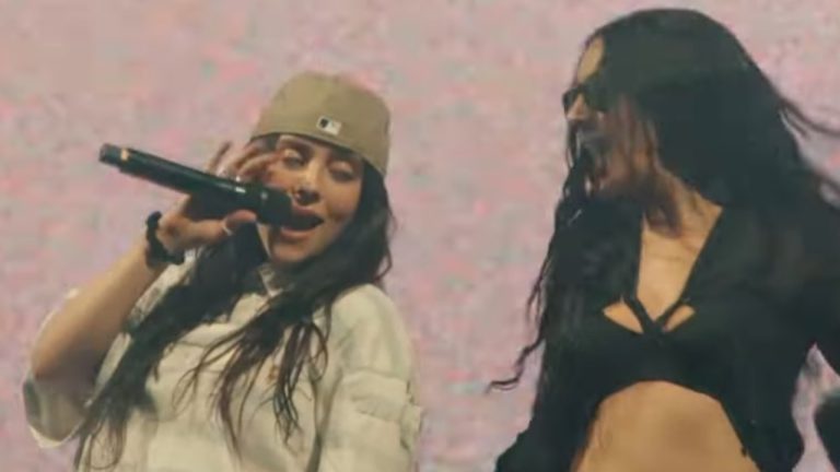 Charli XCX, begleitet von Lorde und Billie Eilish