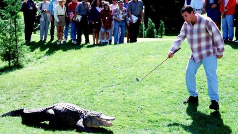 Adam Sandler würdigt Happy Gilmores Morris the Alligator