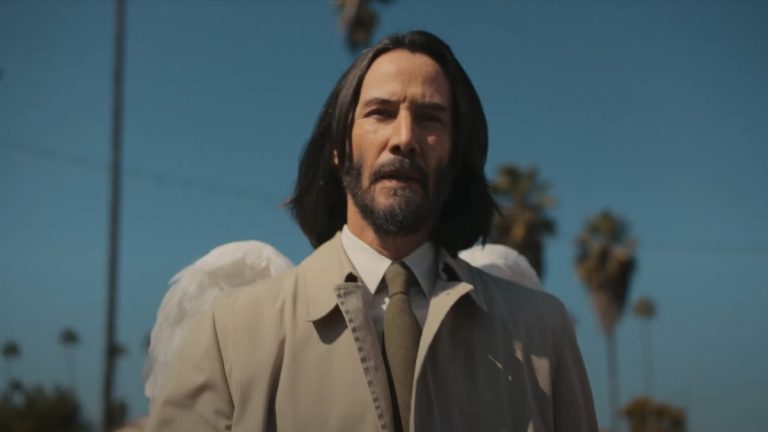 Keanu Reeves ist Aziz Ansaris „Budget Guardian Angel“ im Glücks -Fortune -Trailer