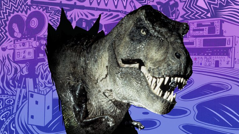 Jurassic Park -Filme, einschließlich der Wiedergeburt der Jurassic World