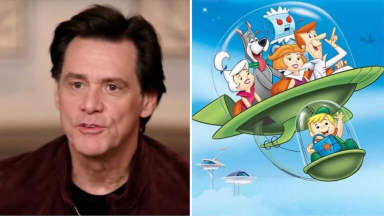 „Jim Carrey im Gespräch mit Star im Live-Action-Jetsons-Film“