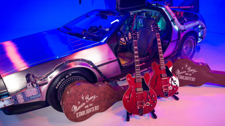 Gibson feiert „Zurück in die Zukunft“ mit neuer Gitarrenkollektion