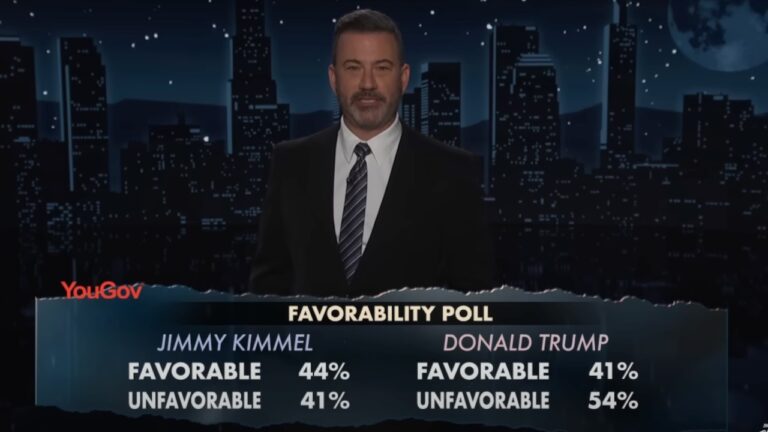 Jimmy Kimmel verärgert Trump, nachdem er ihn in der Zustimmungsumfrage geschlagen hat