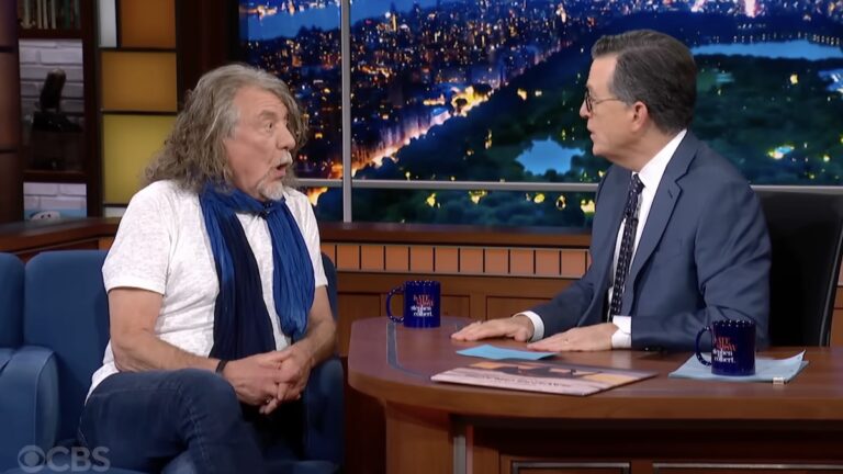 Robert Plant und Stephen Colbert Bond über Tolkien: Watch
