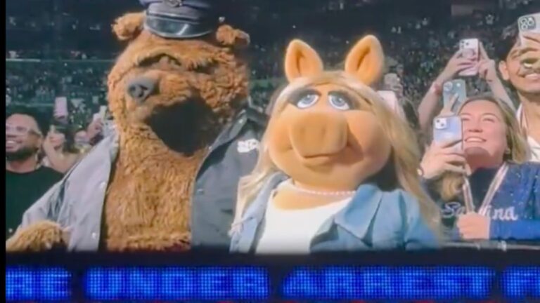 Sabrina Carpenter verhaftet Miss Piggy am Tourstopp in LA: Sehen Sie