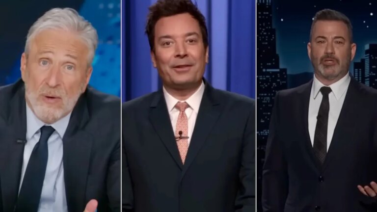 Kimmel, Colbert und Jon Stewart sprechen über den Mord an Alex Pretti, Fallon sagt nichts