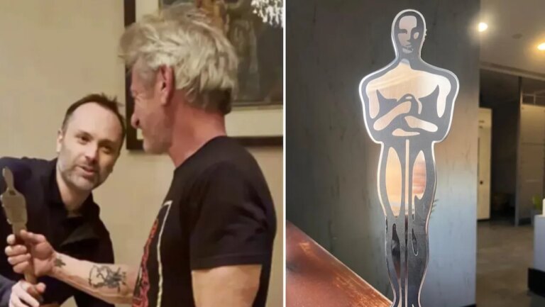Sean Penn erhielt in der Ukraine einen besonderen „Oscar“, nachdem er die Oscar-Verleihung verpasst hatte
