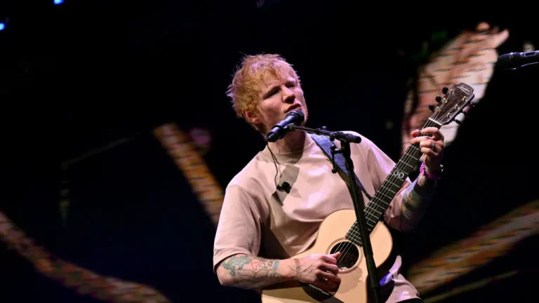 Ed Sheeran verdeutlicht die Gaza-Haltung und gibt den Veranstaltungsorten erneut die Schuld, Macklemore von der Tour ausgeschlossen zu haben